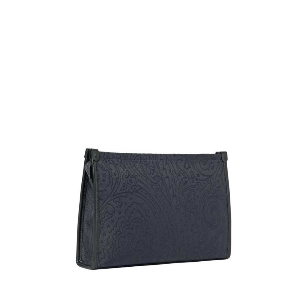 Etro Men Large Jacquard Nylon Pouch